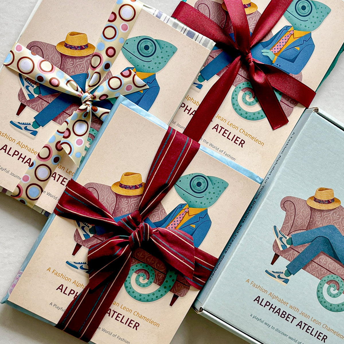 Fashion Alphabet Cards with Jean Leon Chameleon — 27-Card Boxed Set